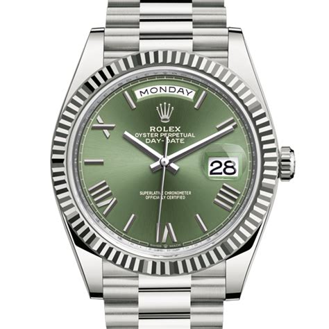 rolex daydate witgoud wit wijzerplaat|Rolex Day.